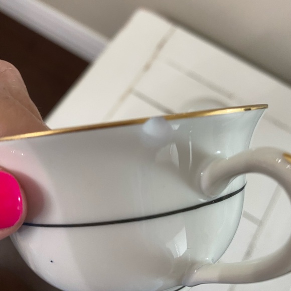 VTG LIMOGES FRANCE TEACUP AND SAUCER IN PATTERN GRR20 - Picture 12 of 12